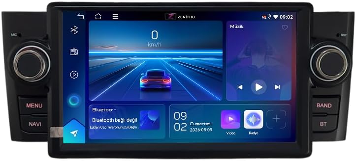 Zenitho Fiat Linea & Punto Eski G s Uyumlu 7  n  Android Multimedya Sistemi