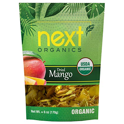 Next Organics Dried Mango, Organic, 6 Ounce