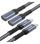 USB C Extension Cable,USB C Male to Female Extender 3ft Besgoods USB 3.2 Fast Charge 10Gbps Data ...