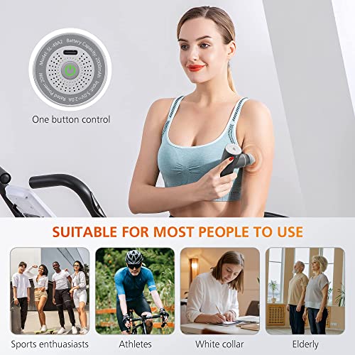 Snailax Portable Mini Massage Gun, Gifts For Men,Women, Small Massager, Massge Tool, Rechargeable Cordless Back Massager Handheld,Deep Tissue Percussion Muscle Massager,Gifts For Women, Men #TOP5