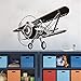 Adesivo murale per Aereo Adesivo murale per cameretta dei Bambini Wallpaper per Aereo 59x76 cm