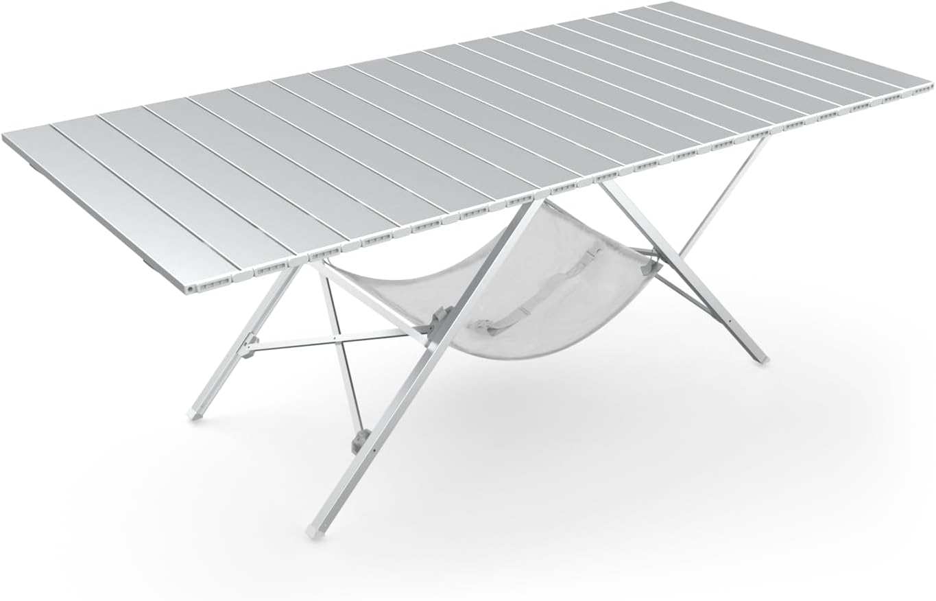 Photo 1 of ONEFOREST One-Step Fold Up Camping Table, Portable Folding Camp Table, Lightweight Carry Table for Outdoor Hiking Picnics BBQ Cooking 