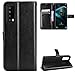 Kukoufey Case for TCL Stylus 5G Case Cover,Flip Leather Wallet Cover Case for TCL Stylus 5G T779W Case Black