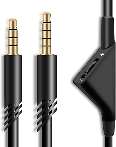 Miniatura 9 de Reemplazo para Cable de Silencio Inline Astro A40, Cable de Audio Auxiliar con Función de Silencio Compatible con Auriculares Astro A40 (2 Metros,