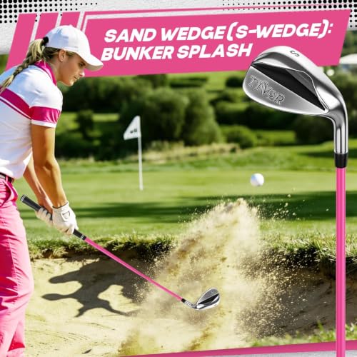 7-Piece Women's Golf Set Pink