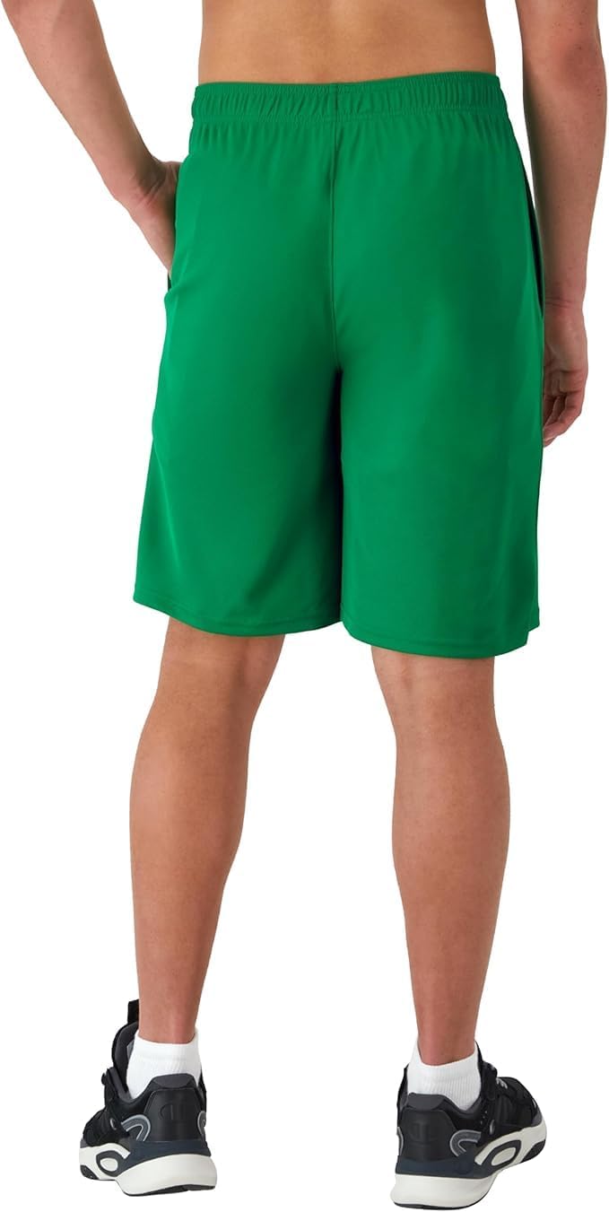 Champion Men's Sport Shorts – Moisture-Wicking, Lightweight, Breathable Mesh, 9" Inseam, Side Pockets, Elastic Waistband