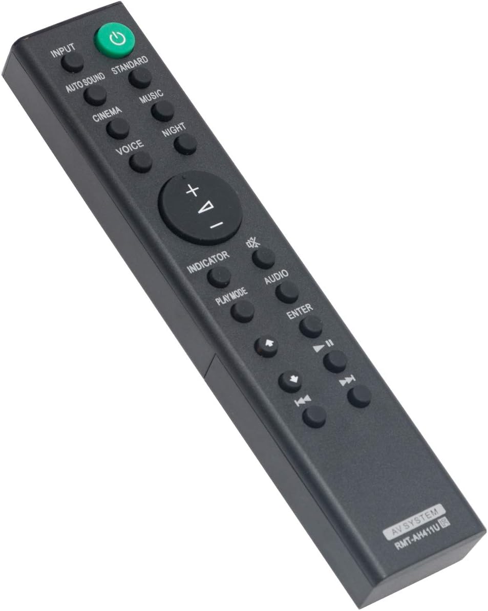 RMT-AH411U Replacement Remote Control Applicable for Sony Sound Bar HT-S100F HTS100F HT-SF150 HTSF150 Soundbar