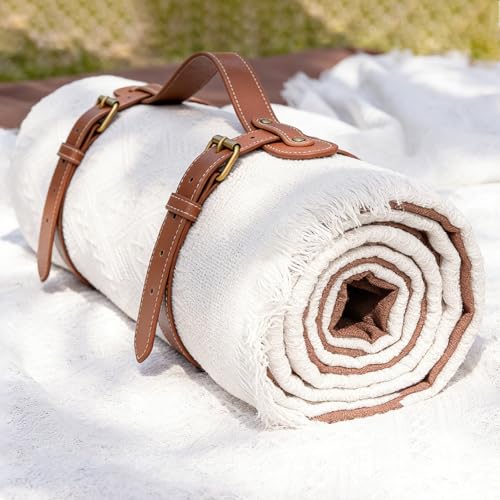 Tiny Land Picnic Blankets, 2 in1 Double Layer...