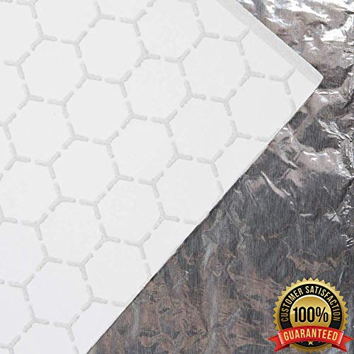 MM Foodservice Insulated Foil Sandwich Wrap Sheets, Insulated Cushion Foil Wrap, Honeycomb Insulated Wrap, 10 3/4 Inch x 14 Inch Sheets (Pack of 250)