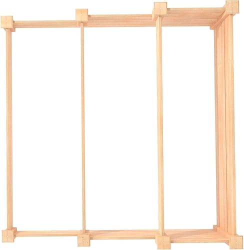 Miniatura 8 de ECOgardener - Maceta elevada de 4 pulgadas x 4 pulgadas Kit de maceta elevada de madera para jardines y exteriores para verduras, frutas, hierbas,