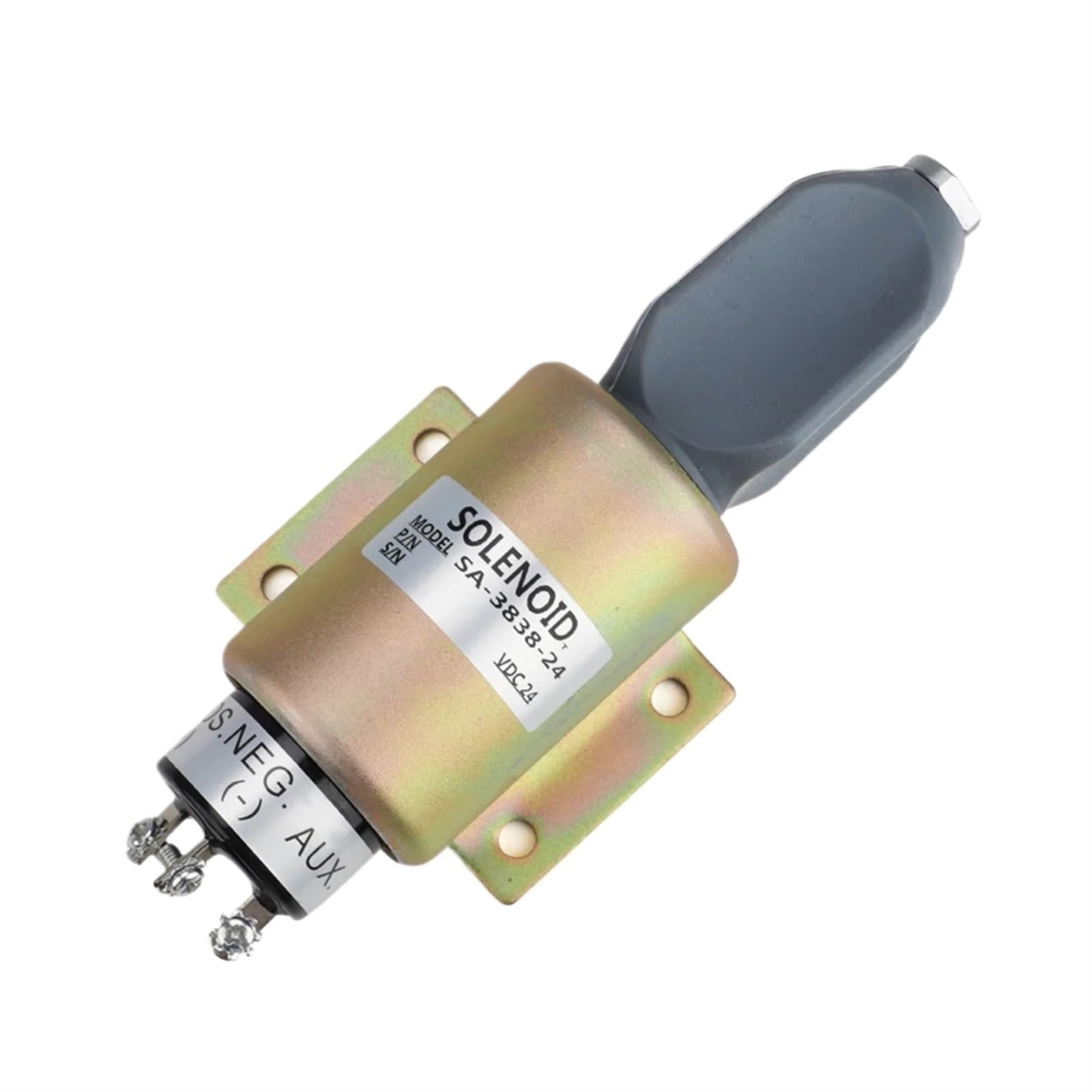 KXIWLUFV SA-3838-24 24V 3 Terminals Fuel Shutoff Stop Solenoid