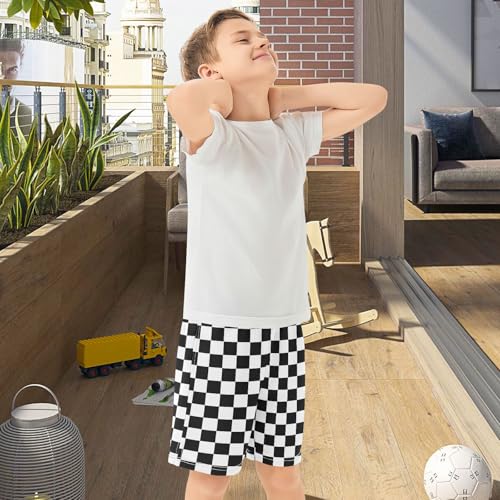 Boys' Shorts Kids' Elastic Waist Gym Baseball Shorts Pants 7-15Y2