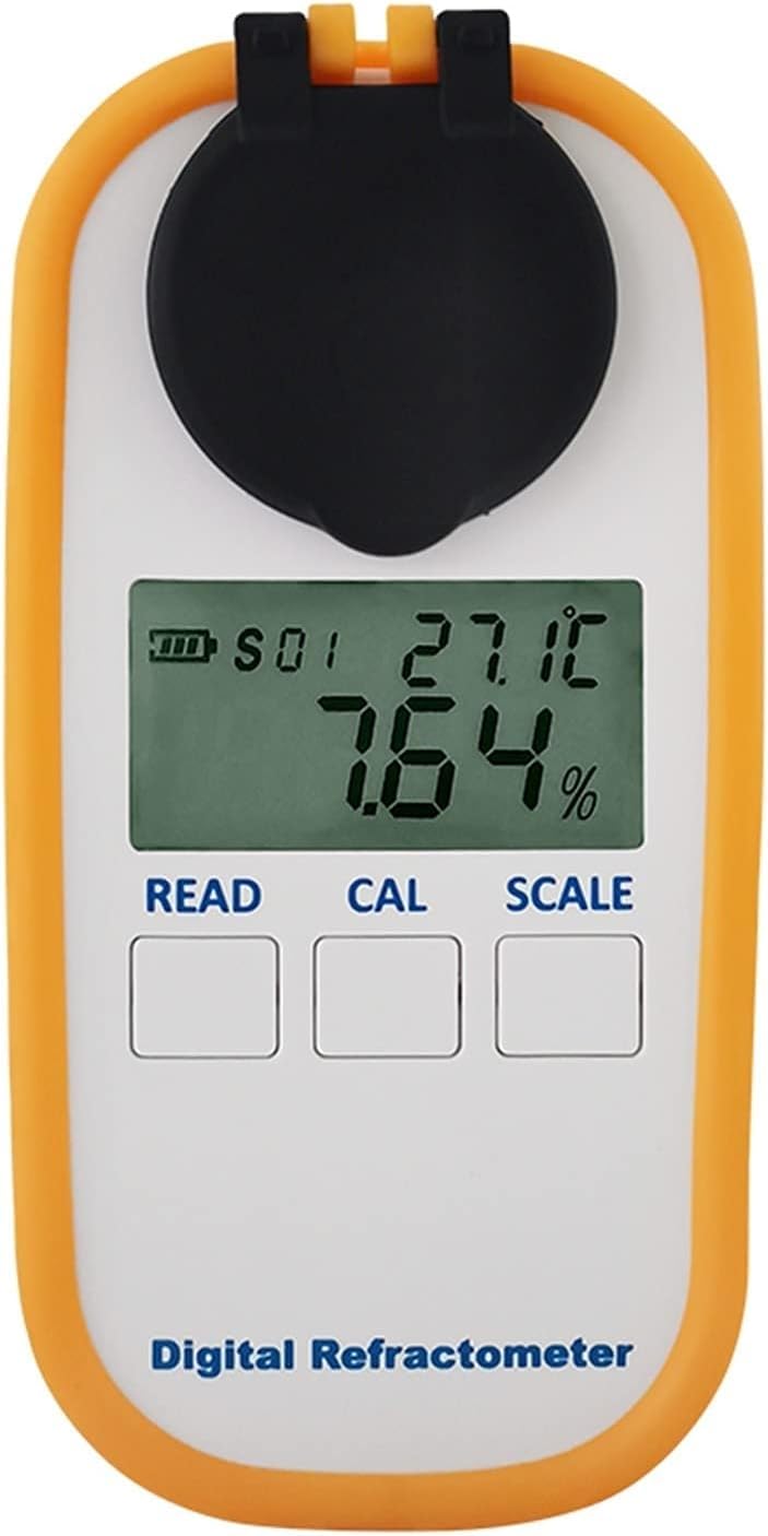 Refractómetro Digital De Mano, Refractómetro Digital LED De Mano, Medidor De Concentración De Calostro De Vaca Lechera, Medidor De Contenido De Proteína