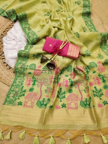 Veglari chanderi silk saree – image 2