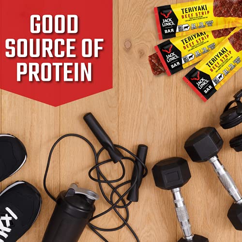 Jack Link's Beef Jerky Bars, Teriyaki - 8G Of Protein And 80 Calories Per Protein Bar, Made With Premium Beef, No Added Msg - Keto Friendly And Gluten Free Snacks (Pack Of 12) #TOP1
