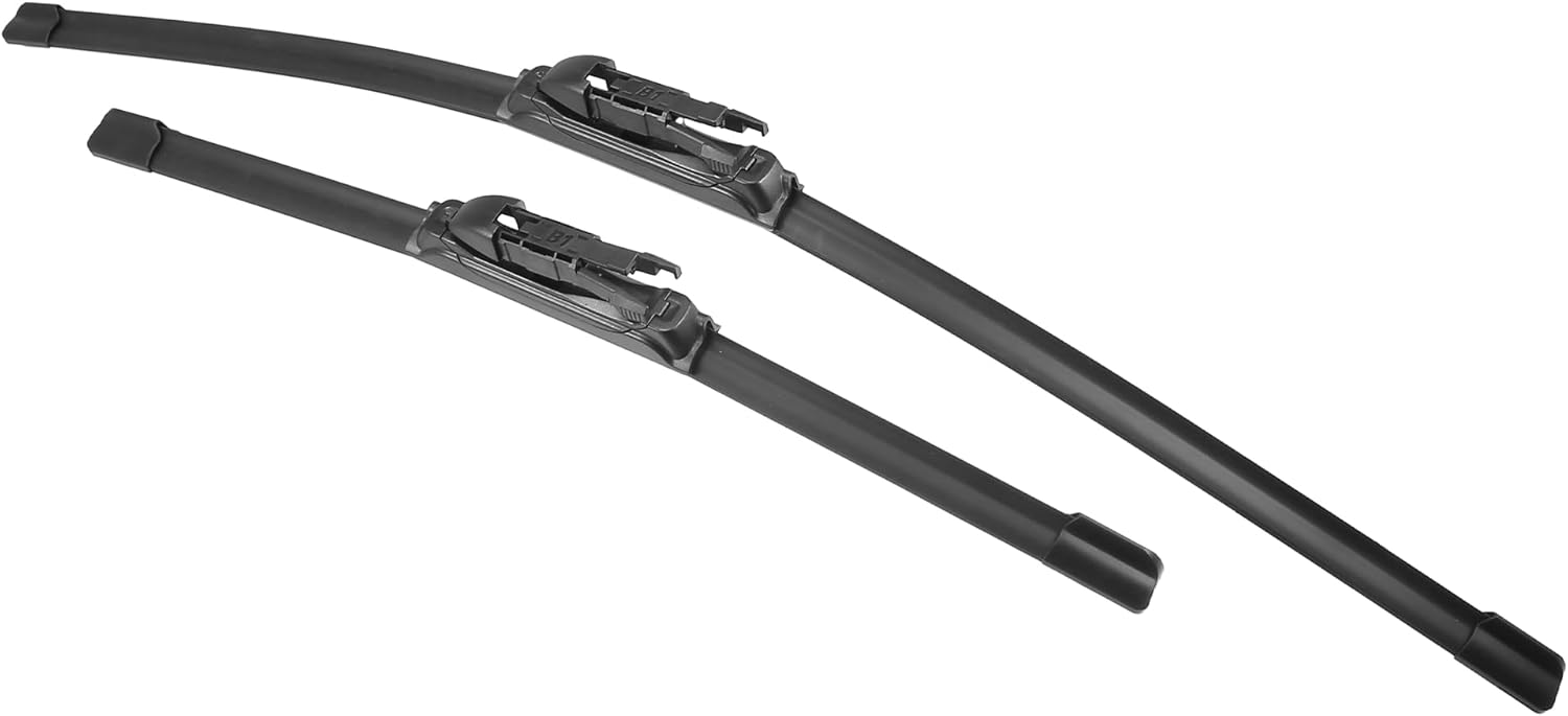X AUTOHAUX 2pcs 26"+16" Silicone Front Windshield Wiper