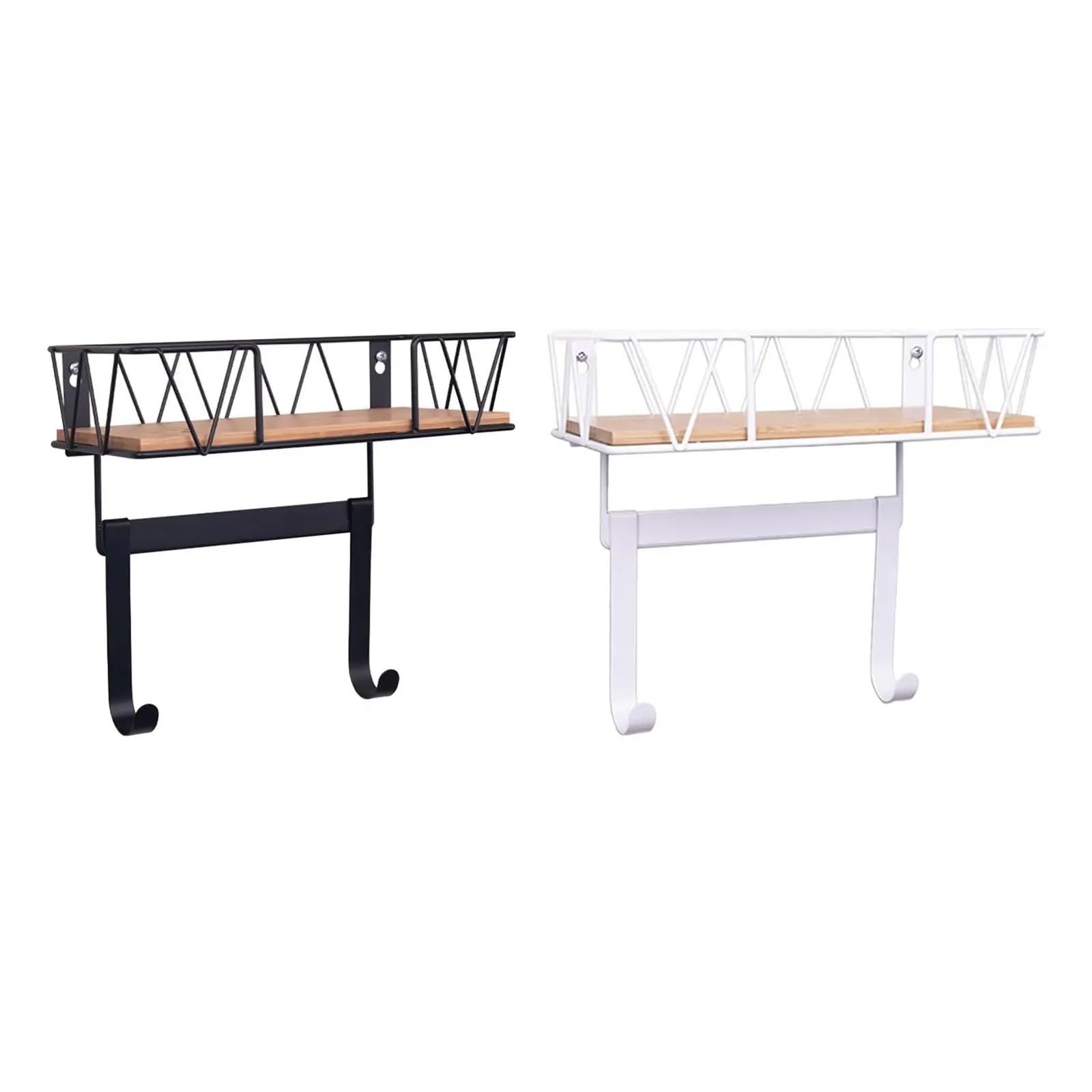 Portaasse da Stiro Portaoggetti da Parete for ASSE da Stiro con Ganci Rimovibili Portaasse da Stiro per La Lavanderia(Black)