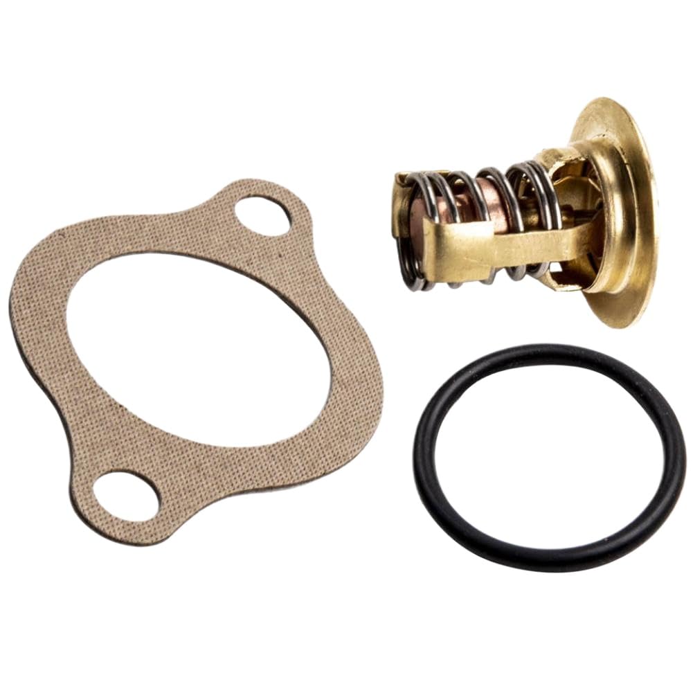 Thermostat Kit 160 Degree 3856961 Compatible With Penta 4.3 5.0 5.7 5.8 7.4 8.1 L AQ 200 225 255 280 290 A B D SX V6 V8 Replaces 835417 3852071