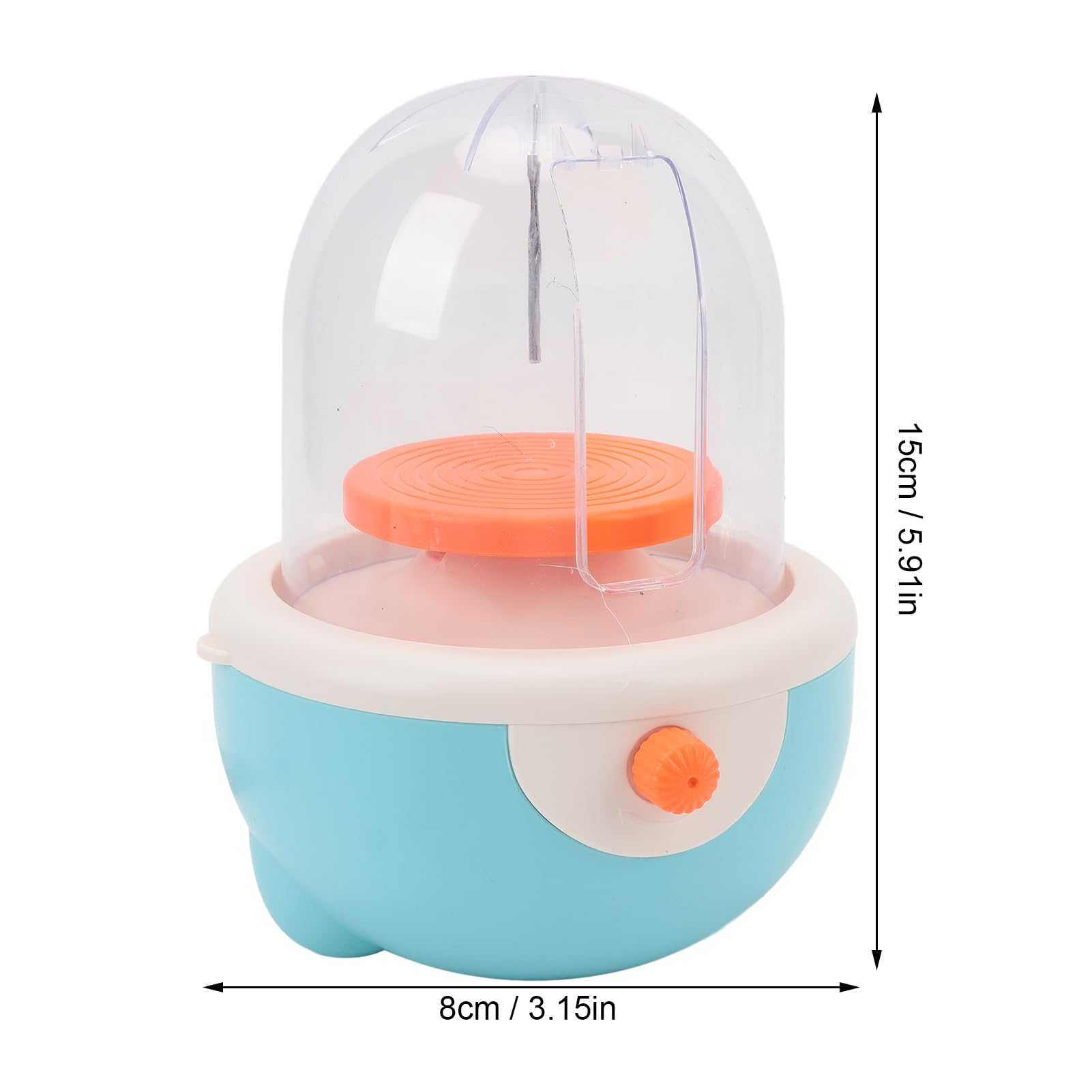 Mini-Töpferscheibe für Kinder, Elektrisch Drehbarer Drehteller, Mini-Töpferstudio, Einstellbare Geschwindigkeit, DIY-Kit, Tonmacher-Set mit Modelliermasse und Bildhauerwerkzeugen