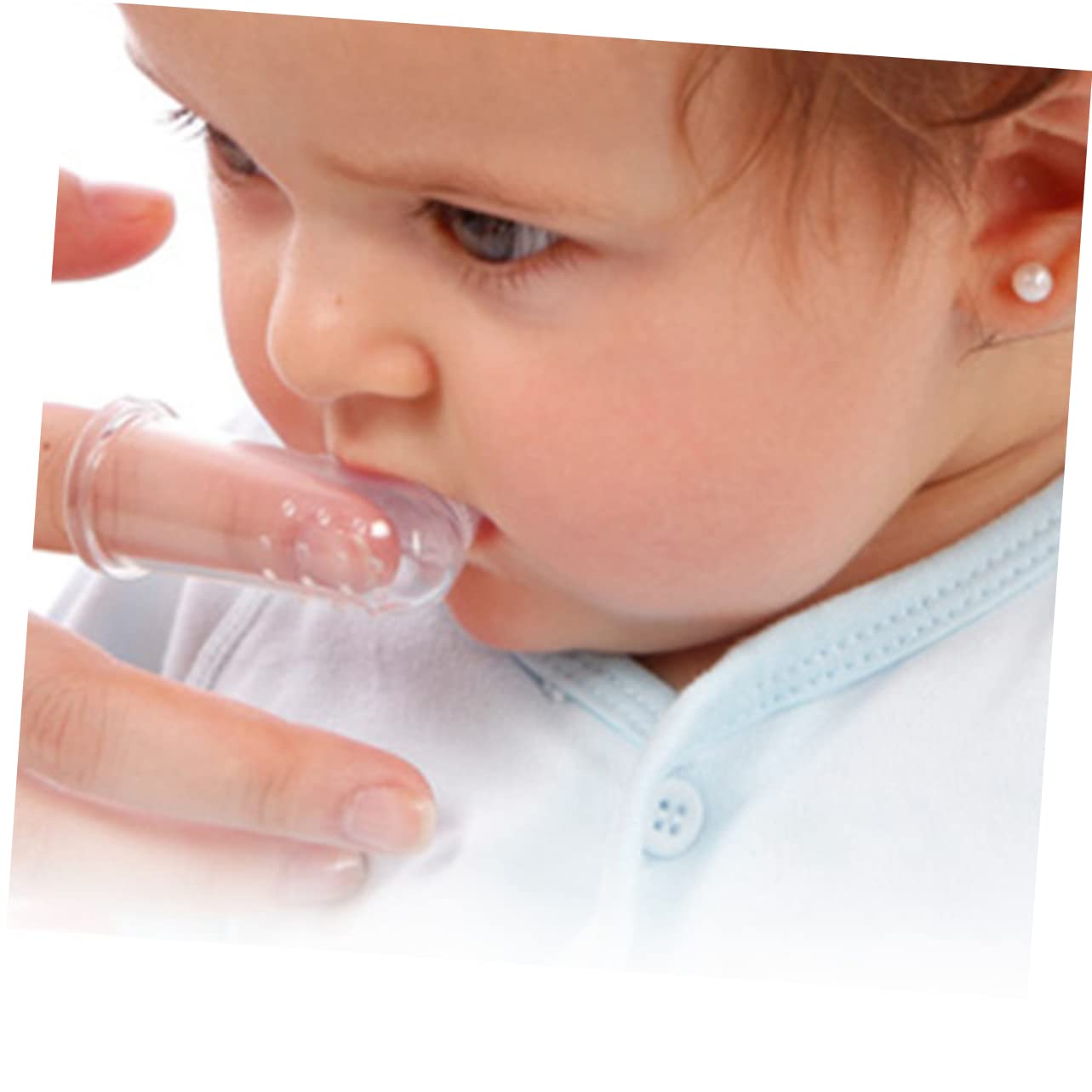 NULYLU 20 Sets Brush Set Baby Brush with Oral Massager Silicone Finger Toothbrush for Newborns Toddlers Cats Dogs