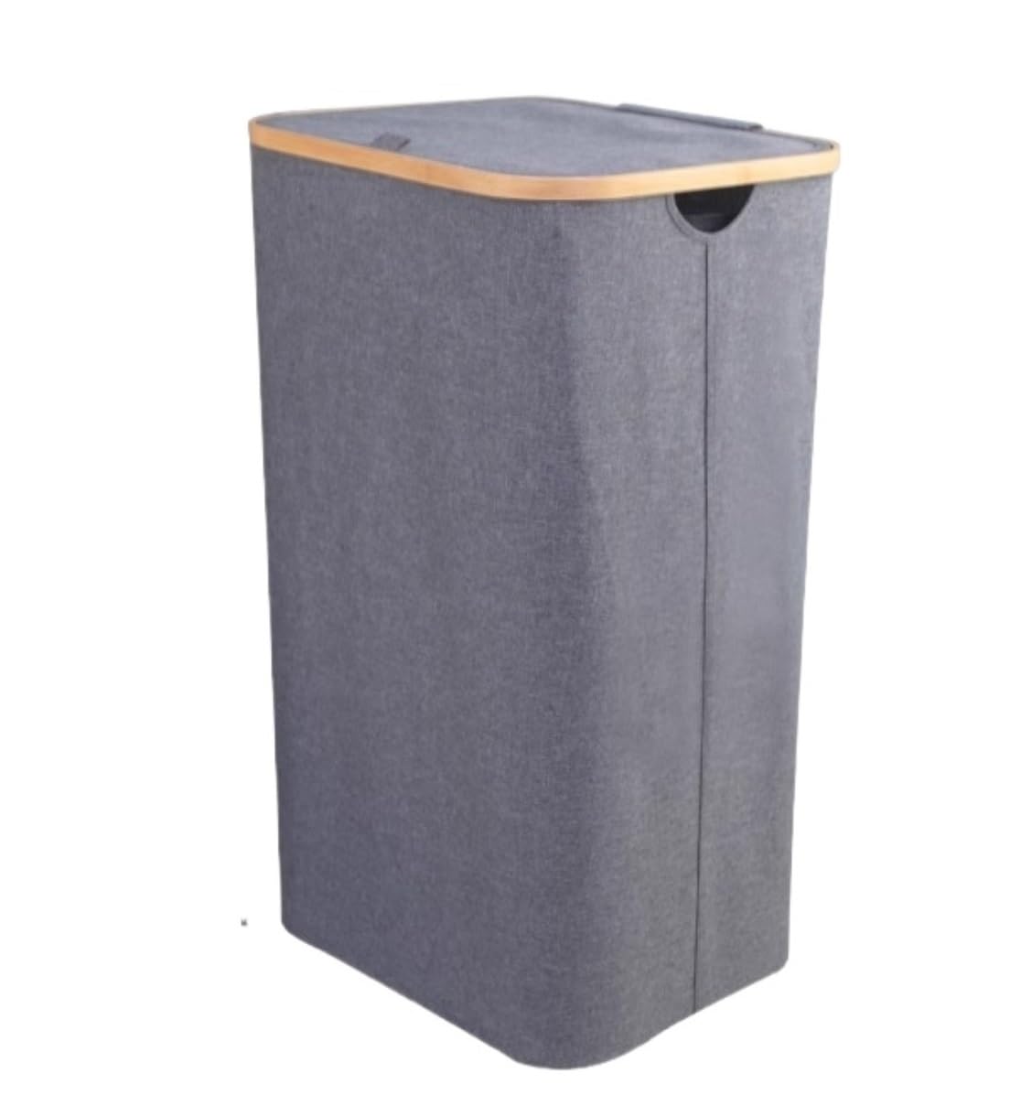 Kosz na Bieliznę Kosz na Pranie Kosz Na Pranie 100 L Z Pokrywką Kosz Na Pranie Składane Pranie W Akademiku Łazienka Pralnia Pojemnik na Pranie Skrzynia na Pranie ( Color : 40*33*75cm , Size : A-grey )