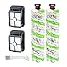 RONGJU 2 Packs Tangle-Free Multi-Surface Pet Brush Rolls + 2 Packs Vacuum Filters 1866 Replacement for Bissell CrossWave Vacuum Cleaner, Compare to Part 1613568&161-3568, 1608684