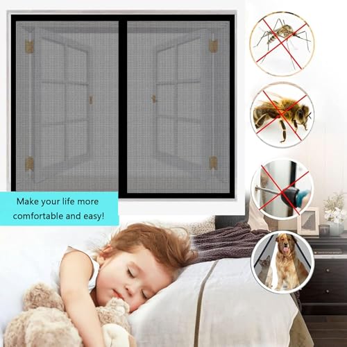Moustiquaire entree contre les insectes sans trouer le PVC - 3