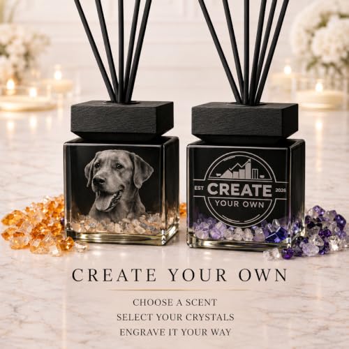 Difusor de varitas con cristales 100ml personalizable miniatura 2