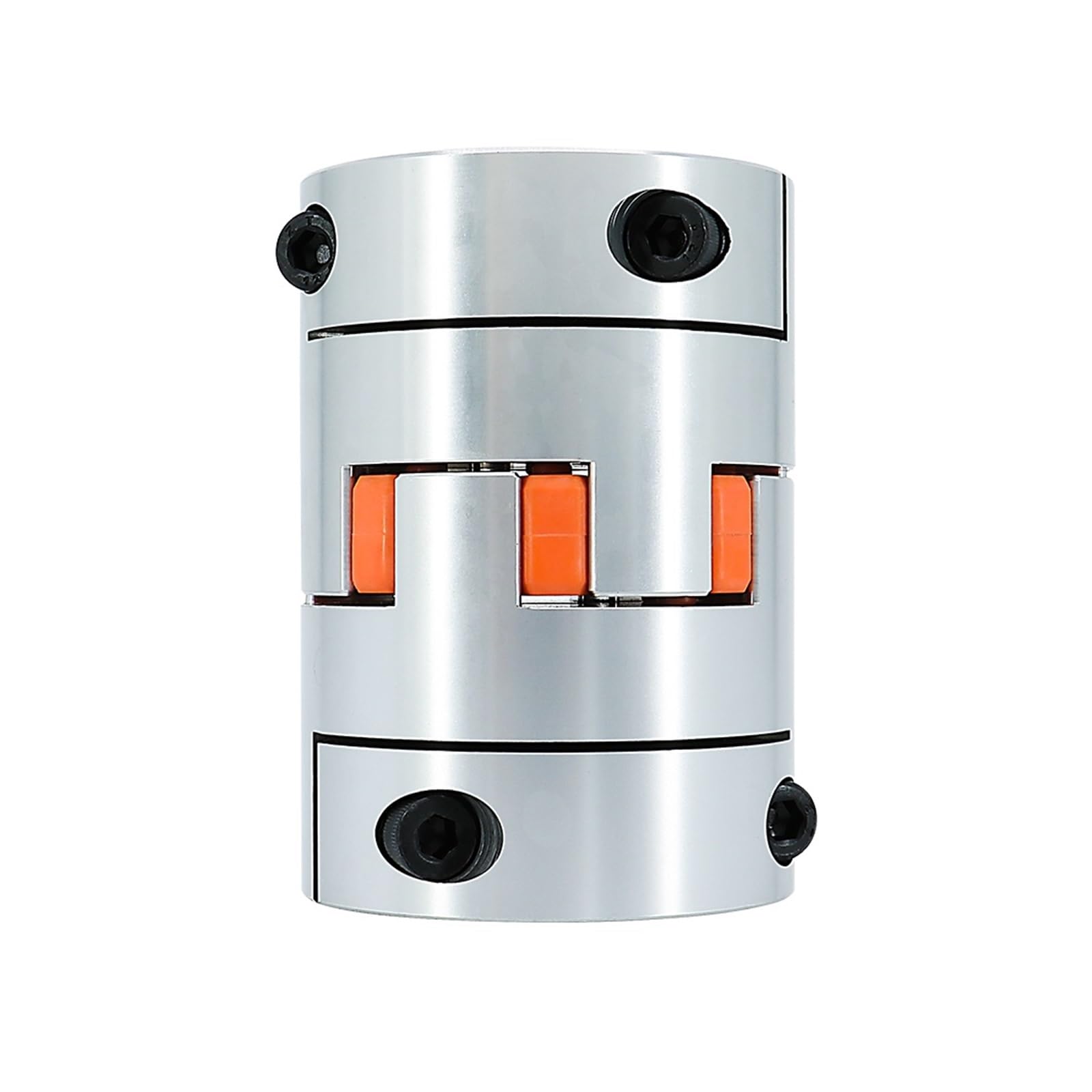 Acoplamiento flexible Plum Conector de eje de motor de acoplamiento Flexible de aluminio de cuatro mordazas D65L90, diámetro interior 16-45 mm (20 mm a 20 mm)