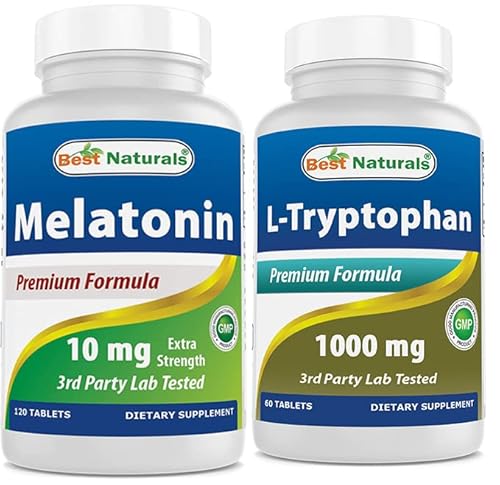Best Naturals Melatonin 10Mg & L-Tryptophan 1000 Mg #TOP3