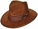 DOCTOR WHO HAT Fourth 4th Dr Fedora Brown Jones Tom Baker Costume BBC LICENSED