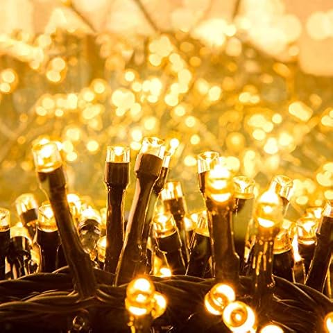 Quntis 2000 LEDs 50M Lichterkette Außen Warmweiß Cover