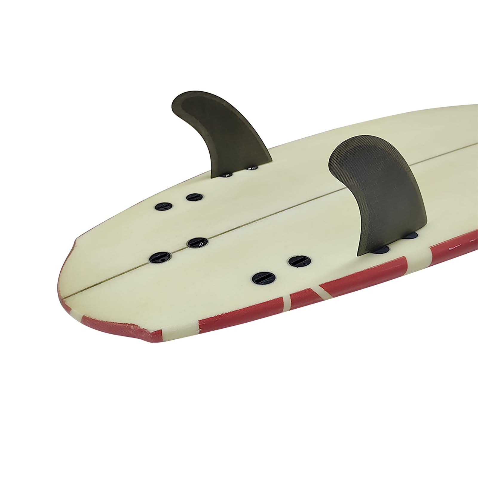 Fiberglass Honeycomb Keel fin Twin Keel Fin TF Black/White surboard fin