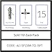 Gripple UL Approved Angel Swivel Female 1/4" Hanger, Sold 10/Zack Pack, Made in USA (AL1-SF1/4W-TG-15FT)