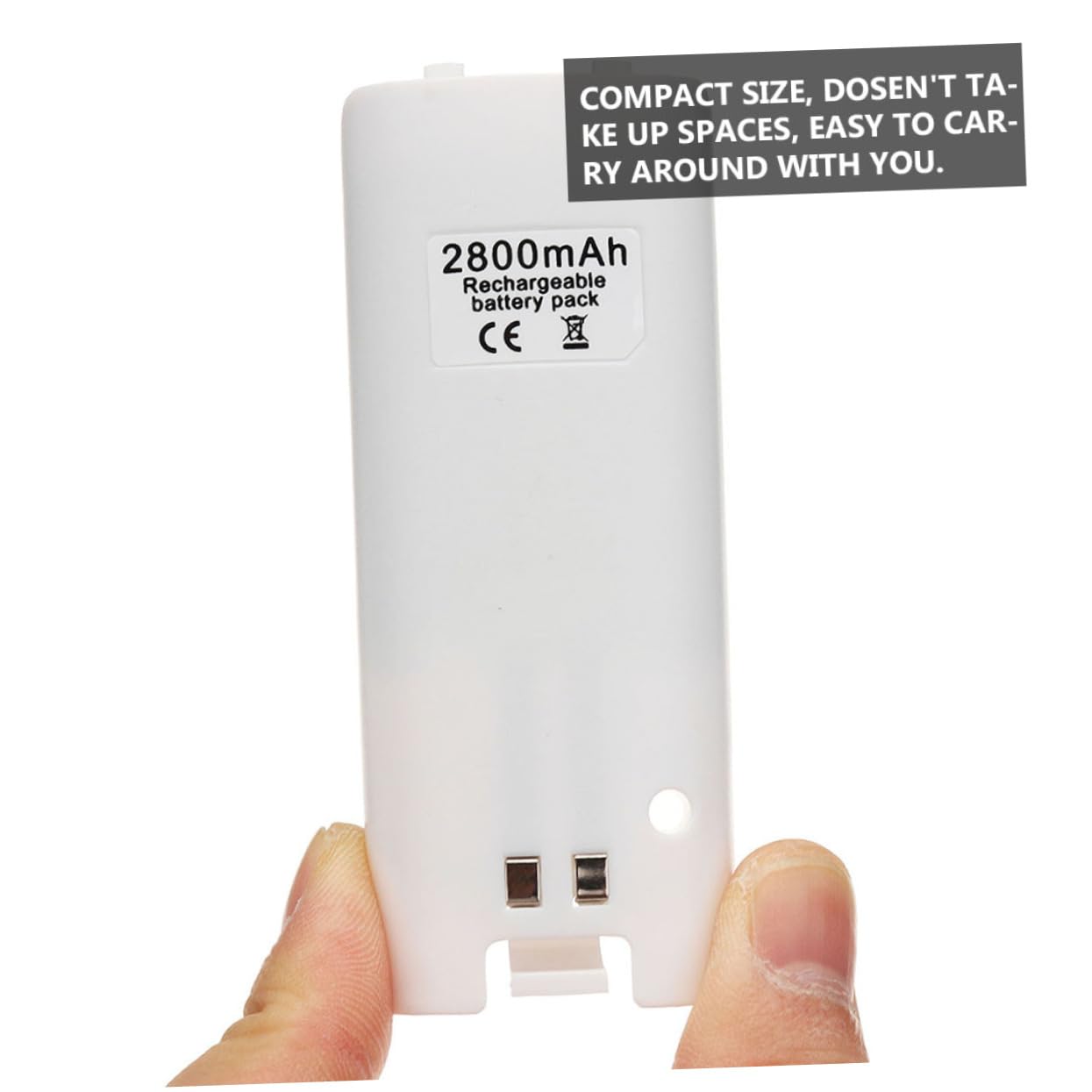 OSALADI Adattatore per Pile Ricaricabili Slot per Ricarica Simultanea Interfaccia USB Design Compatto in Materiale Plastico di Qualità Colore Bianco