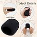Microphone Covers Foam, 6 Pcs Soft Foam Mic Covers, Microphone Windscreen Pop Filter Cover Protection Noise-cancellation Windsock Cover Microphones Accessories for Most Standard Handheld Microphones