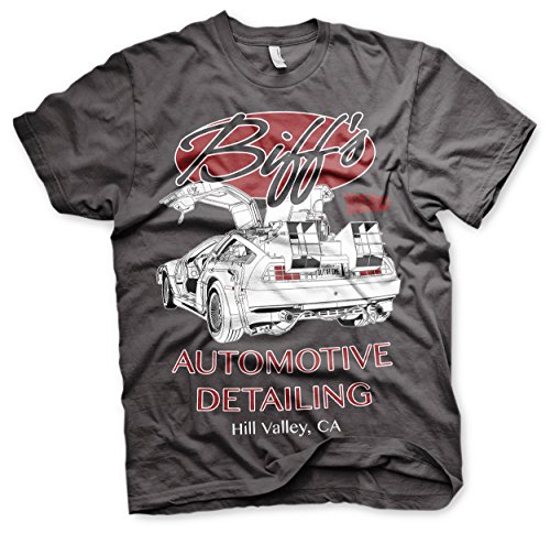 T-shirt Back To The Future gris foncé : trouvez le haut geek et discret idéal
