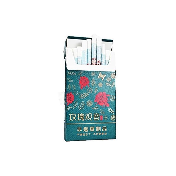Buy HUWOYMX Green Tea Herbal Cigarettes Peony Tea Smoke, Chinese Herbal