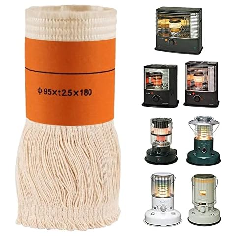 WALLDOR 2 in 1 Portable Kerosene Emergency Heaters,Stove Oil Heater with 3 Cotton Core,Efficient Heater for Indoor Camping Ice Fishing Backpack Hiking Hunting,2 wicks Cover
