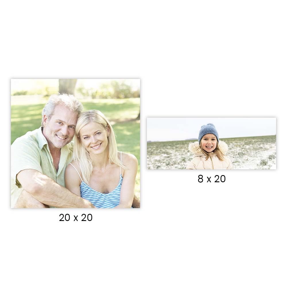 PicPrint Personalisierbares Poster, personalisiertes Foto zu Posterdruck, Panorama-Wandkunstdrucke (20,3 x 50,8 cm)