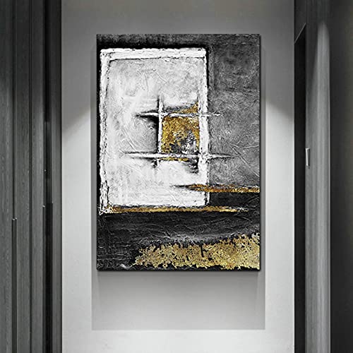 Pinturas en lienzo abstractas para decoración de sala de estar moderna