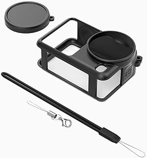 DJI Osmo Action 6 対応 シリコン保護ケース 傷防止 落下防止 防振 滑り止め 保護カバー+レンズキャップ 携帯に便利 取り付け簡単 DJI Osmo Action 6 用 保護カバー