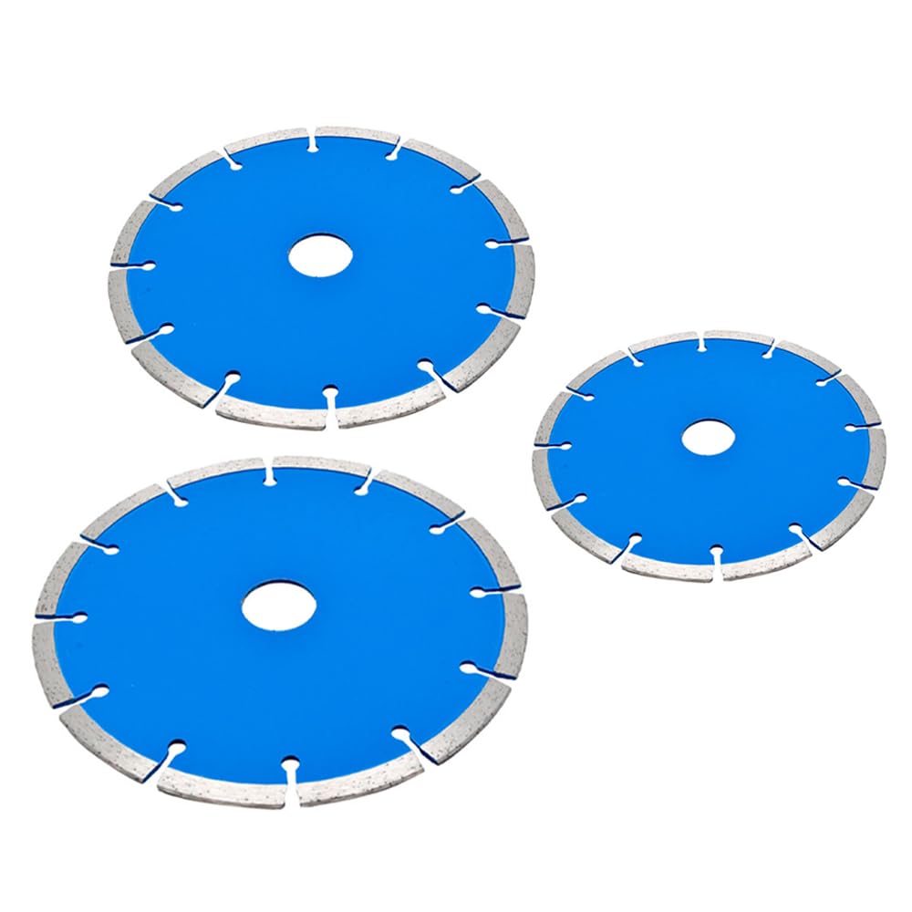 115/125/150mm Diamond Cutting Blade, Turbo Continuous Rim Segmented Cutting Disc Saw Blades, Diamond Cutting Disc for Angle Grinder Stone Brick Concrete Brick Masonry (Blue) — image 1