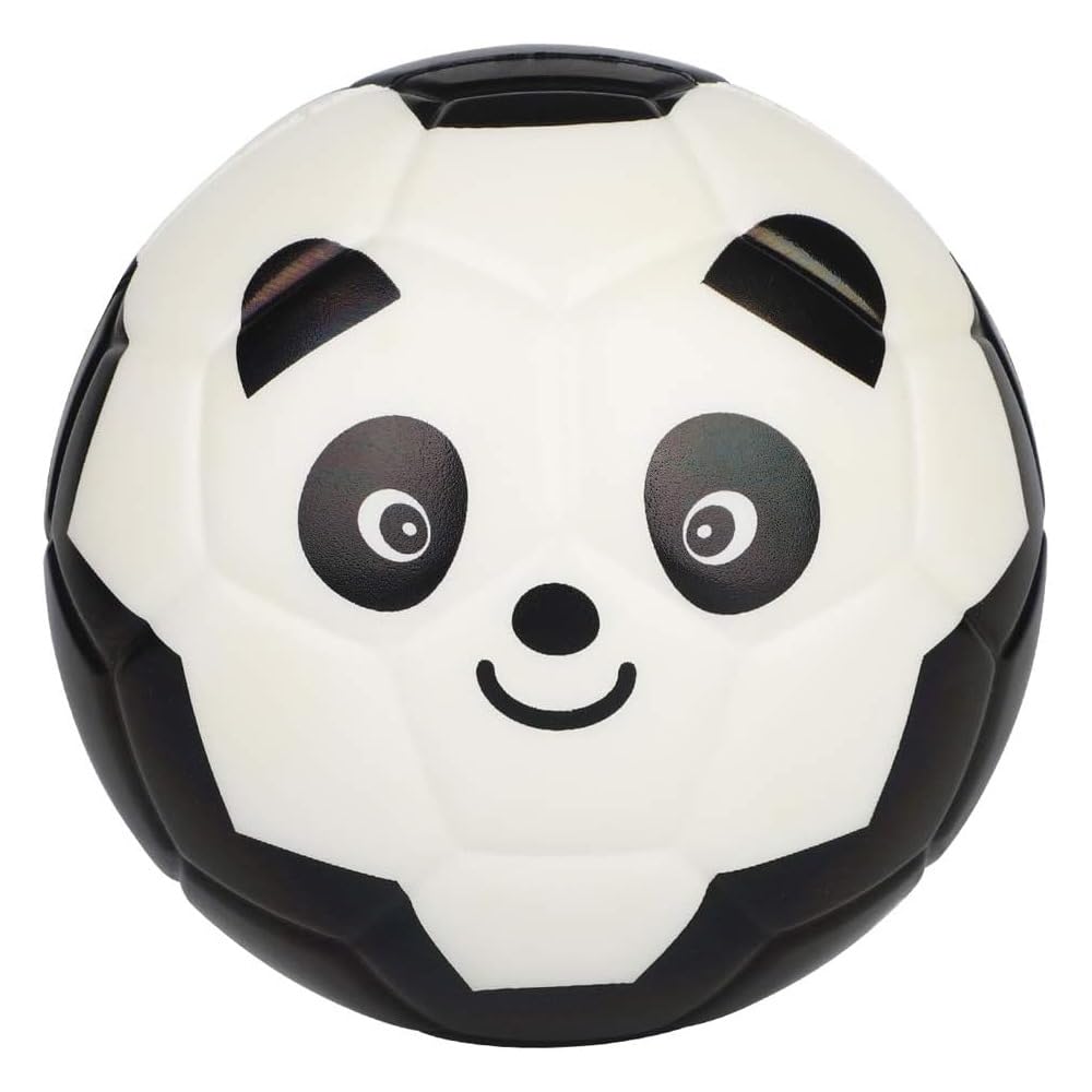 6 Inches Mini Soccer,Cute Animal Design Soft Foam Ball For Kids, Soft and Bouncy,Perfect Size For Kids Playing (Panda)