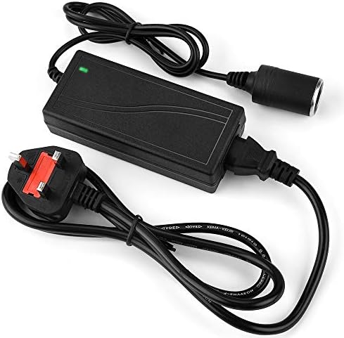 JRing 240V Mains To 12V DC Cigarette Lighter Voltage Converter Power Adapter (5A) 60W -Universal 12V DC Car Charger Power Supply