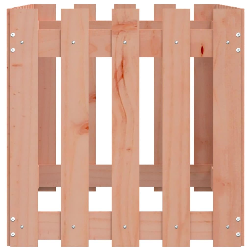 Fioriera Rialzata da Giardino 100x50x50 cm in Legno di Douglas | Vaso rettangolare per orto domestico e fiori, ideale per decorare il balcone, la terrazza o il patio.