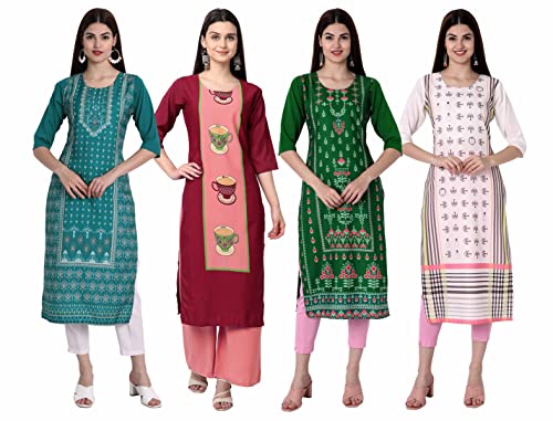 Image of Women's Crepe Straight Kurta