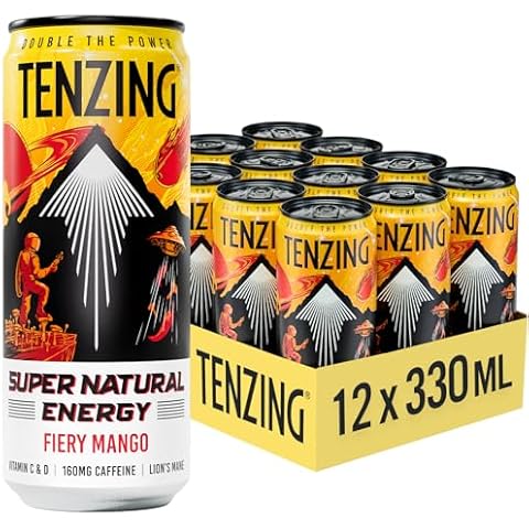 TENZING Fiery Mango Energy Drink with Vitamins Cover