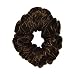 Brown Jumbo Velvet Scrunchy