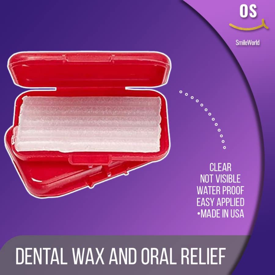 Miniatura 2 de Cera de ortodoncia, cera dental para ortodoncia, alivio oral, protección de labios, selecciona el tamaño de tu paquete, fabricado en EE. UU.